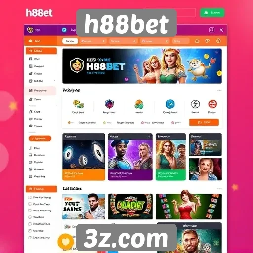 Interface do site h88bet recebe atualização significativa